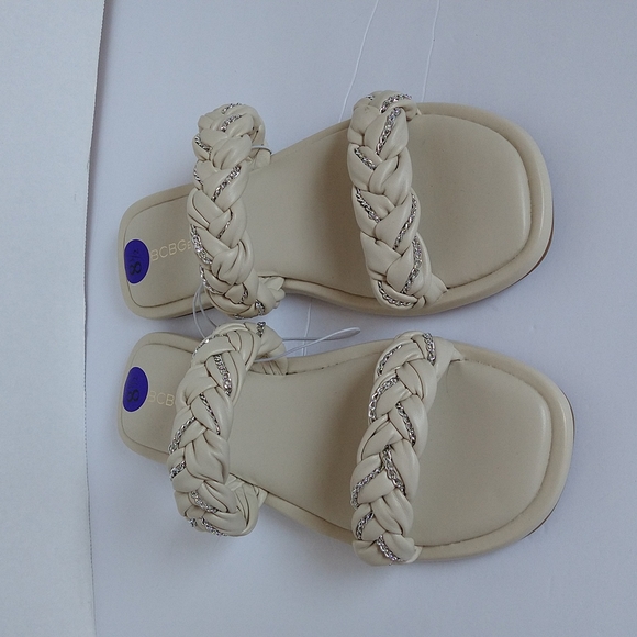 BCBGeneration Tanya slip on braided flats sandals size 8.5 - Picture 10 of 15